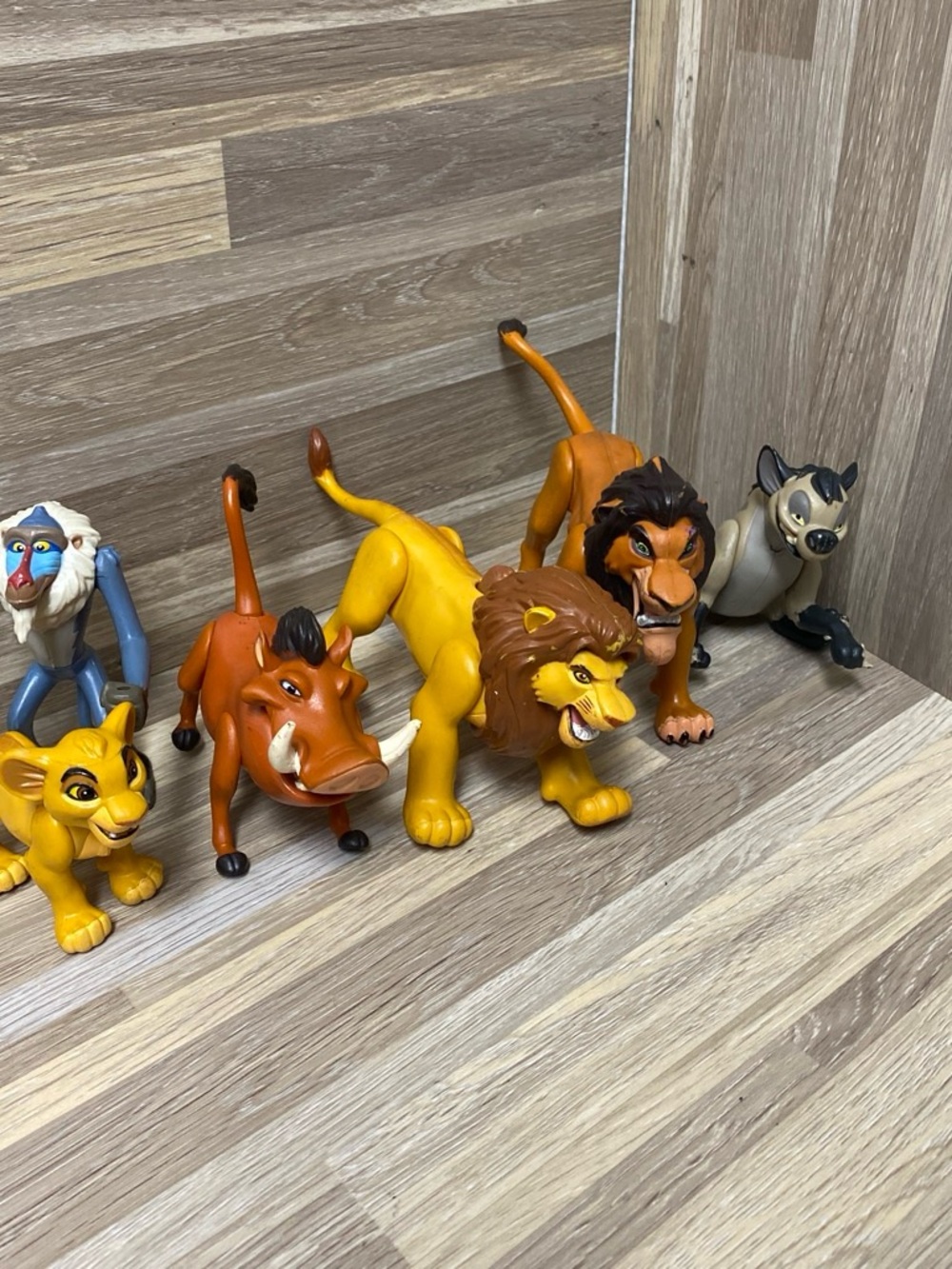 Disney The Lion King Character Toy Set vintage 90s - Picture 8 of 9